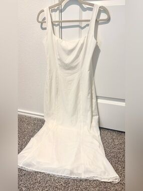 Oh Polly White Midi Dress